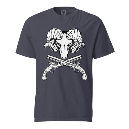 Signature | Comfort Colors T-Shirt | USNA Pistol Team | Emblem Logo