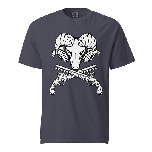 Signature | Comfort Colors T-Shirt | USNA Pistol Team | Emblem Logo