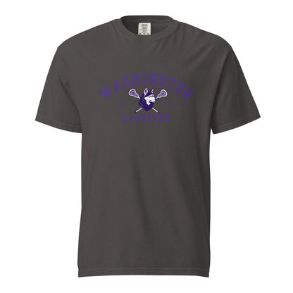 Signature | Comfort Colors T-Shirt | UW Women's Club Lacrosse | Washington Lacrosse Logo