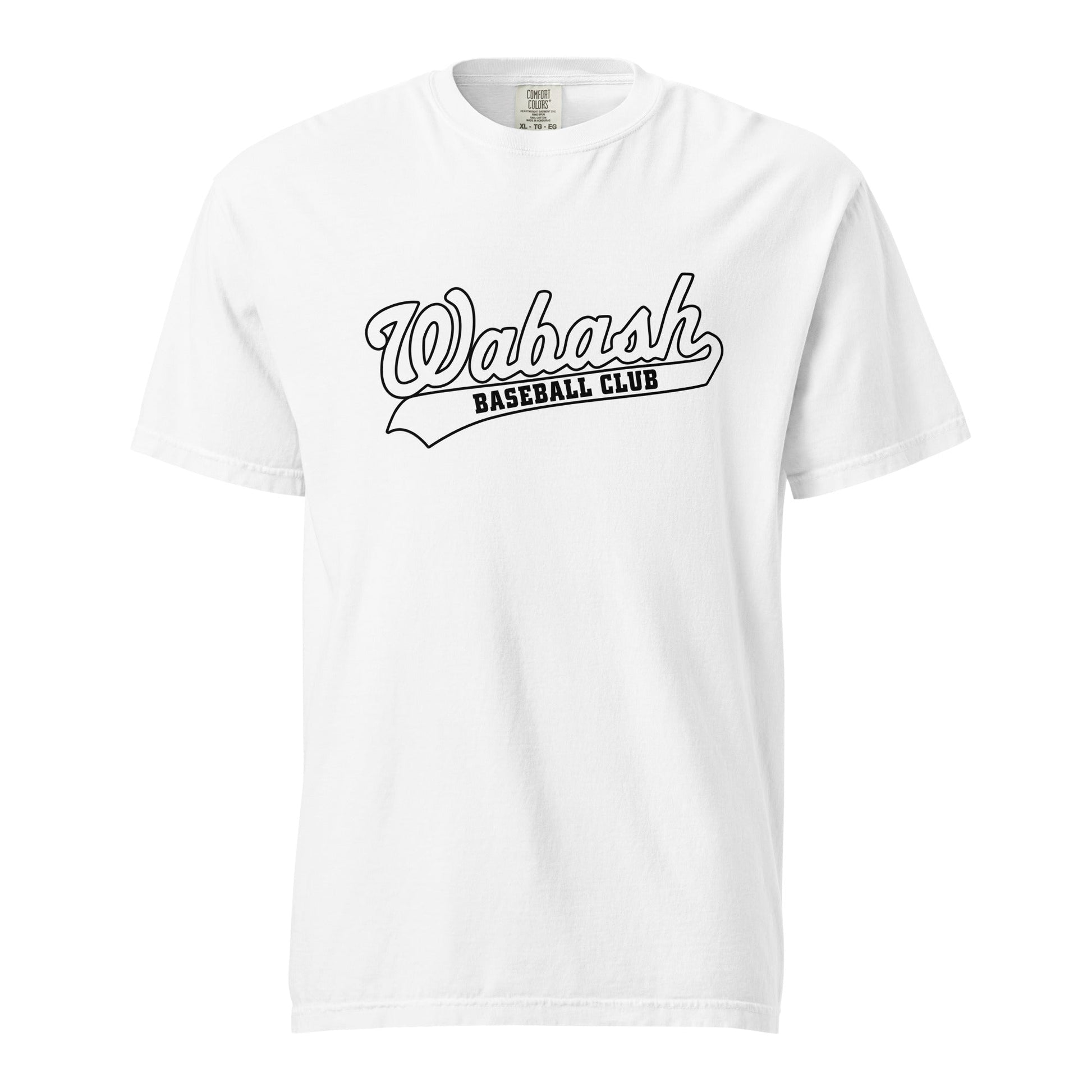 Signature | Comfort Colors T-Shirt | Wabash Baseball Club | Alt Logo 2