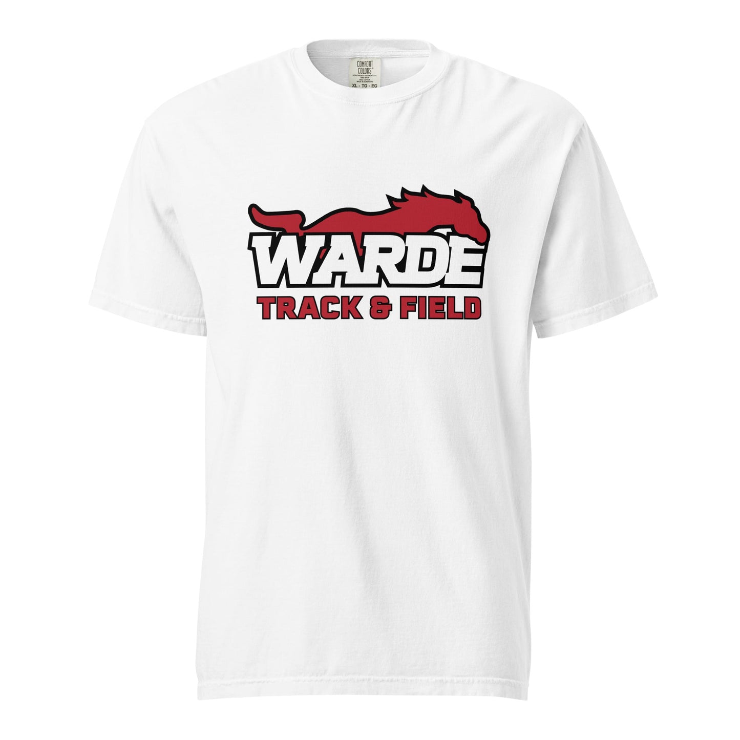 Signature | Comfort Colors T-Shirt | Warde Track and Field | Alt Logo