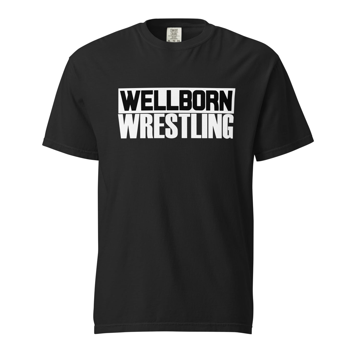 Signature | Comfort Colors T-Shirt | Wellborn Youth Wrestling | Script Logo