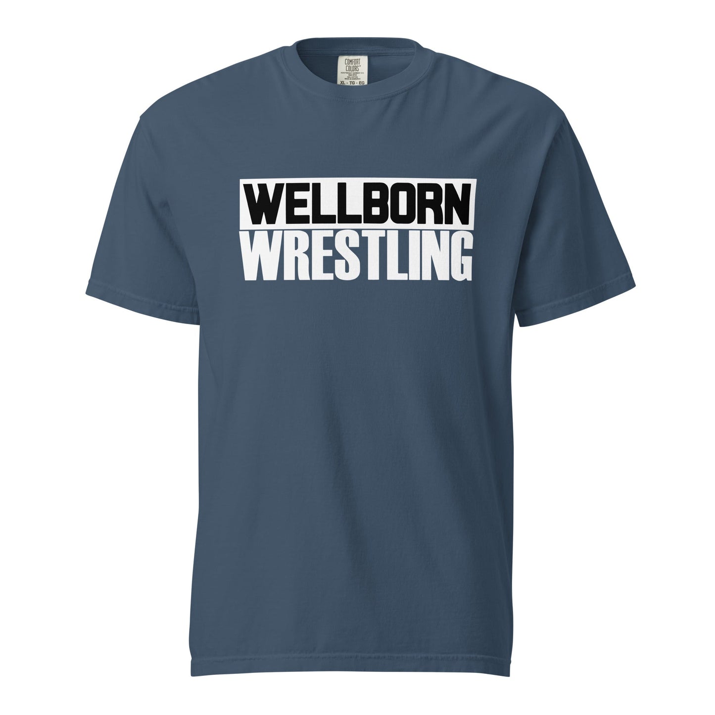 Signature | Comfort Colors T-Shirt | Wellborn Youth Wrestling | Script Logo