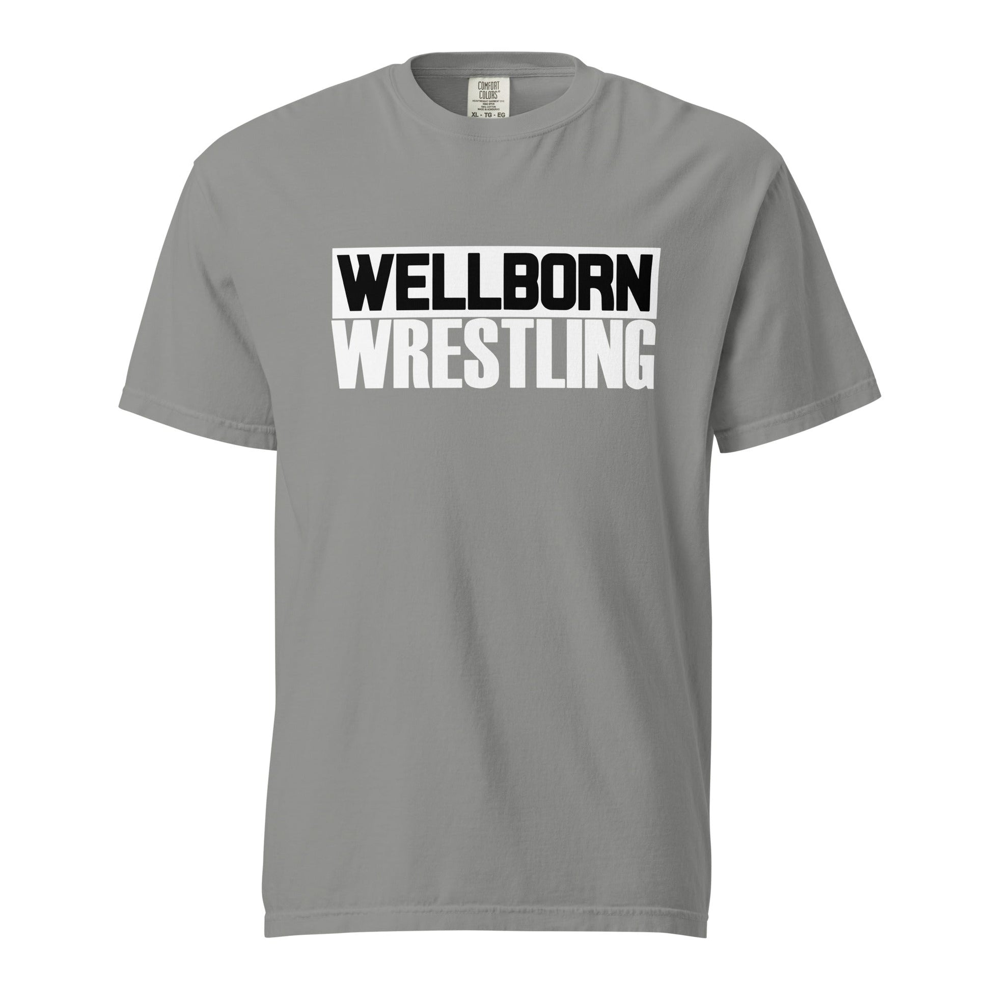 Signature | Comfort Colors T-Shirt | Wellborn Youth Wrestling | Script Logo