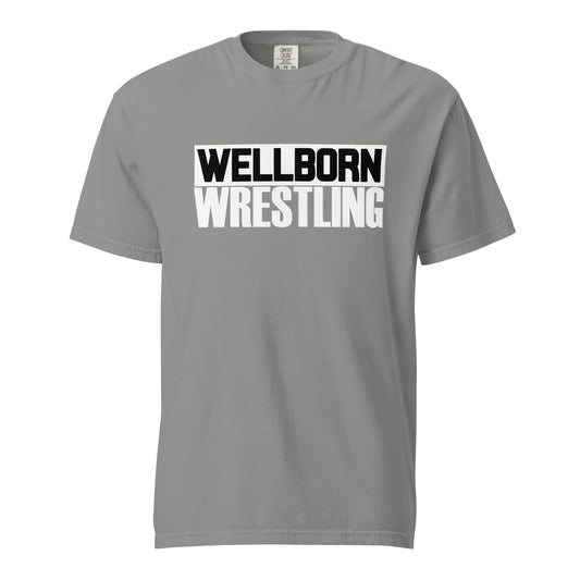 Signature | Comfort Colors T-Shirt | Wellborn Youth Wrestling | Script Logo