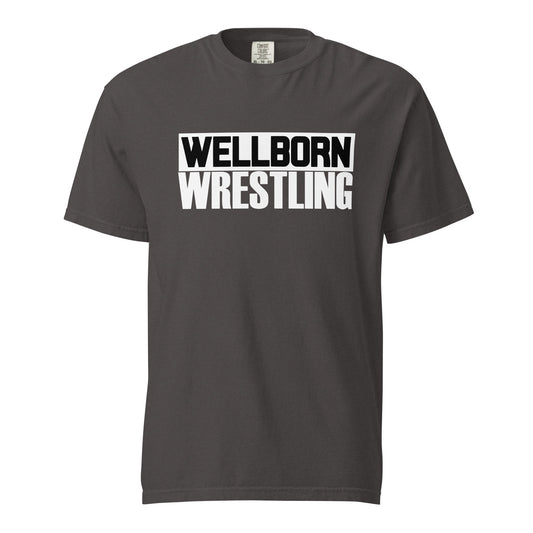 Signature | Comfort Colors T-Shirt | Wellborn Youth Wrestling | Script Logo