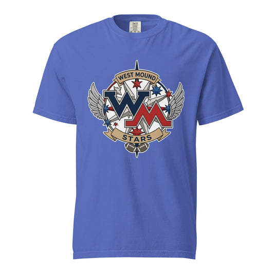 Signature | Comfort Colors T-Shirt | West Mound Stars | Crest Logo