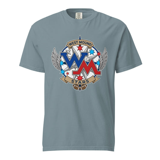 Signature | Comfort Colors T-Shirt | West Mound Stars | Emblem Logo