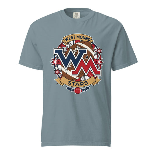 Signature | Comfort Colors T-Shirt | West Mound Stars | Vanguard Logo