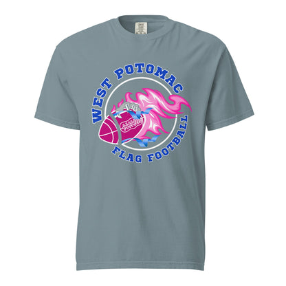 Signature | Comfort Colors T-Shirt | West Potomac Flag Football | Crest Logo