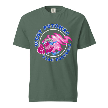 Signature | Comfort Colors T-Shirt | West Potomac Flag Football | Crest Logo