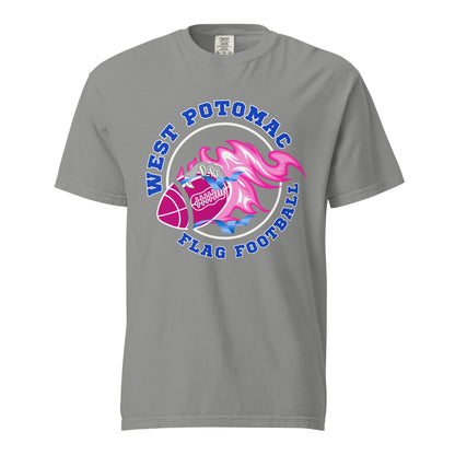 Signature | Comfort Colors T-Shirt | West Potomac Flag Football | Crest Logo