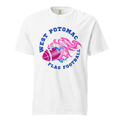 Signature | Comfort Colors T-Shirt | West Potomac Flag Football | Crest Logo