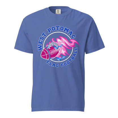 Signature | Comfort Colors T-Shirt | West Potomac Flag Football | Crest Logo