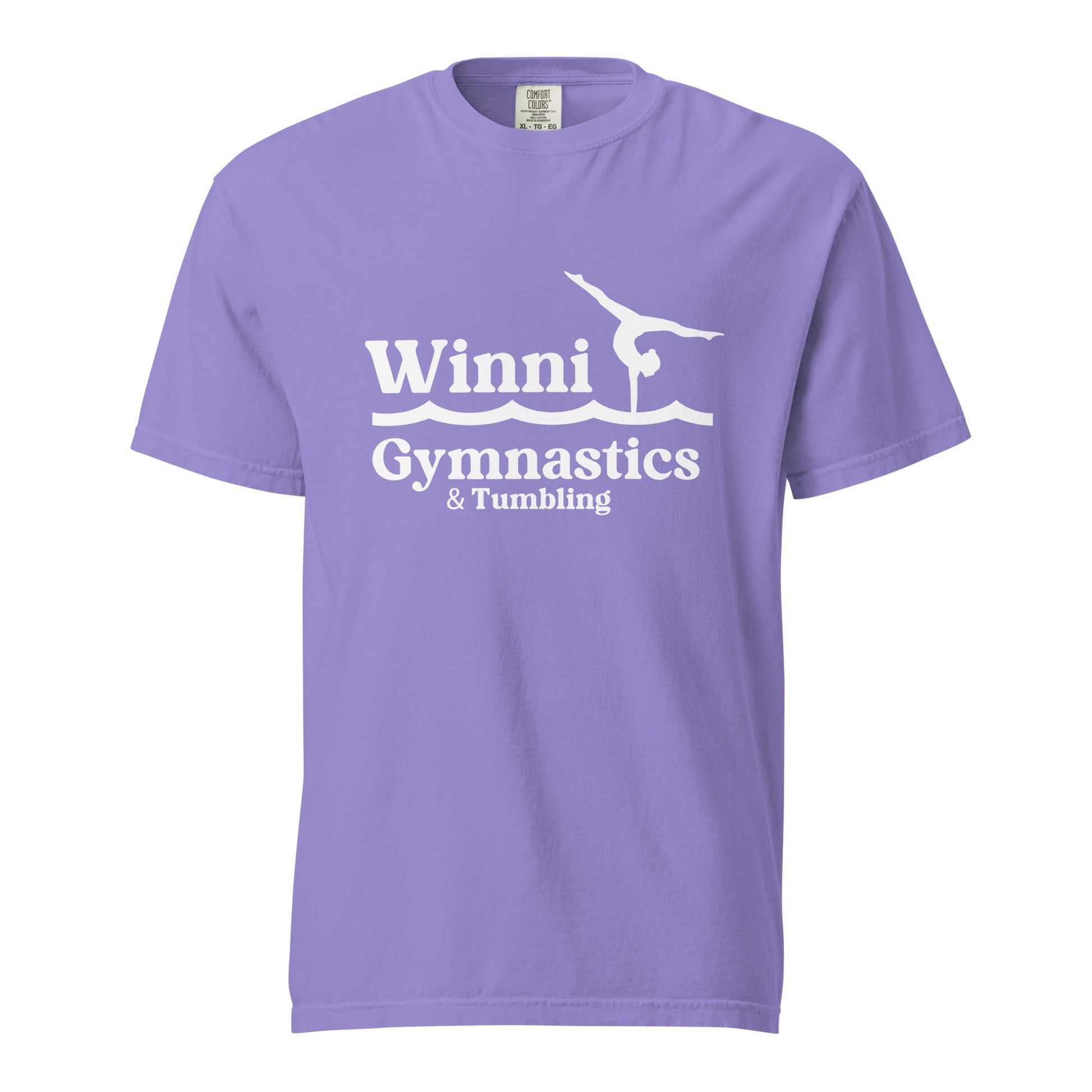 Signature | Comfort Colors T-Shirt | Winni Gymnastics | Tumbling Logo