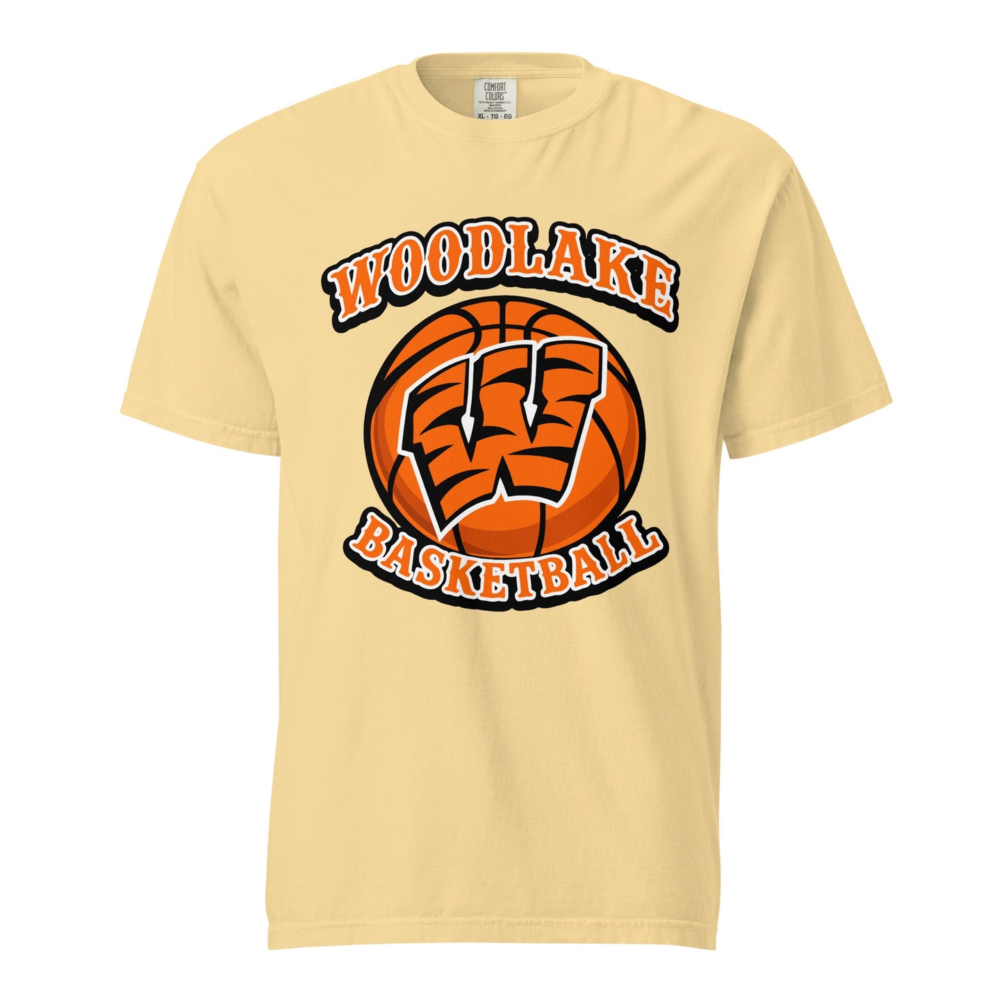 Signature | Comfort Colors T-Shirt | Woodlake Boys Basketball | Athletics Logo