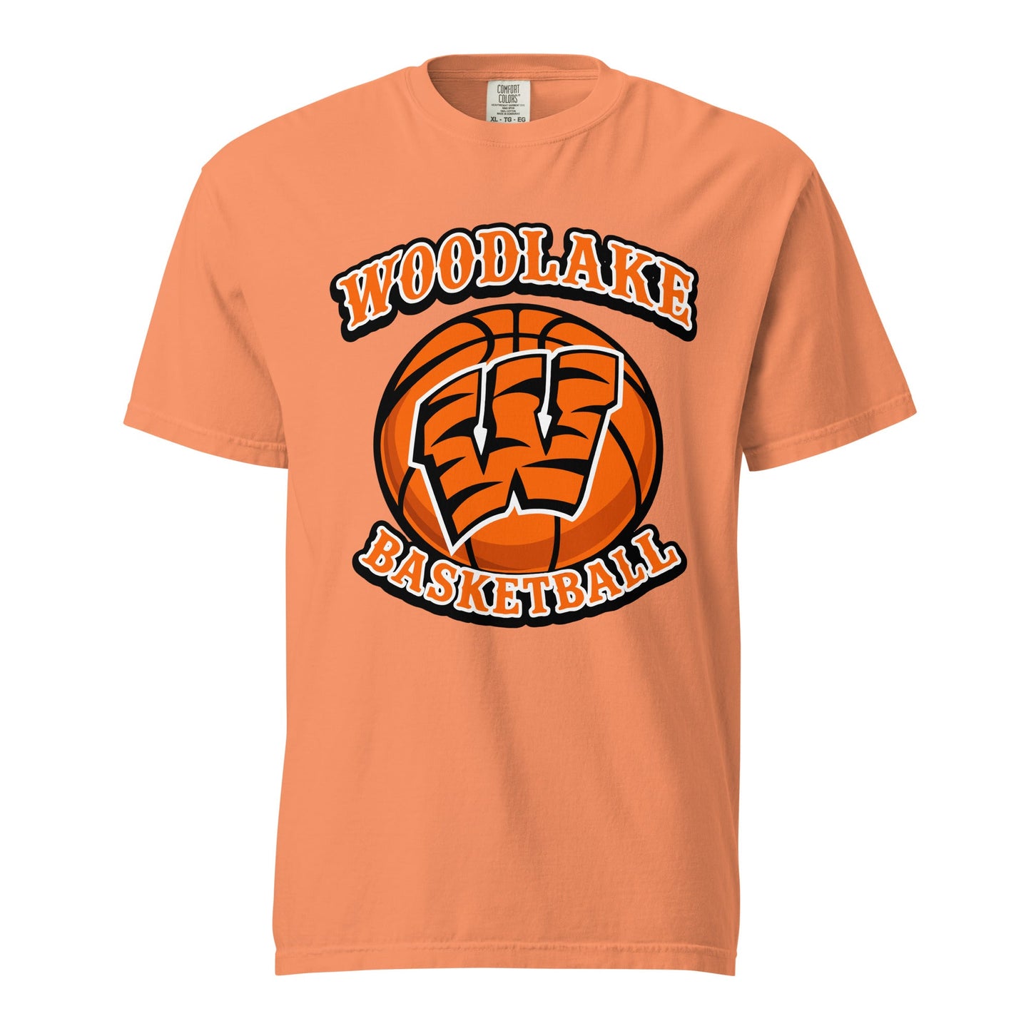 Signature | Comfort Colors T-Shirt | Woodlake Boys Basketball | Athletics Logo