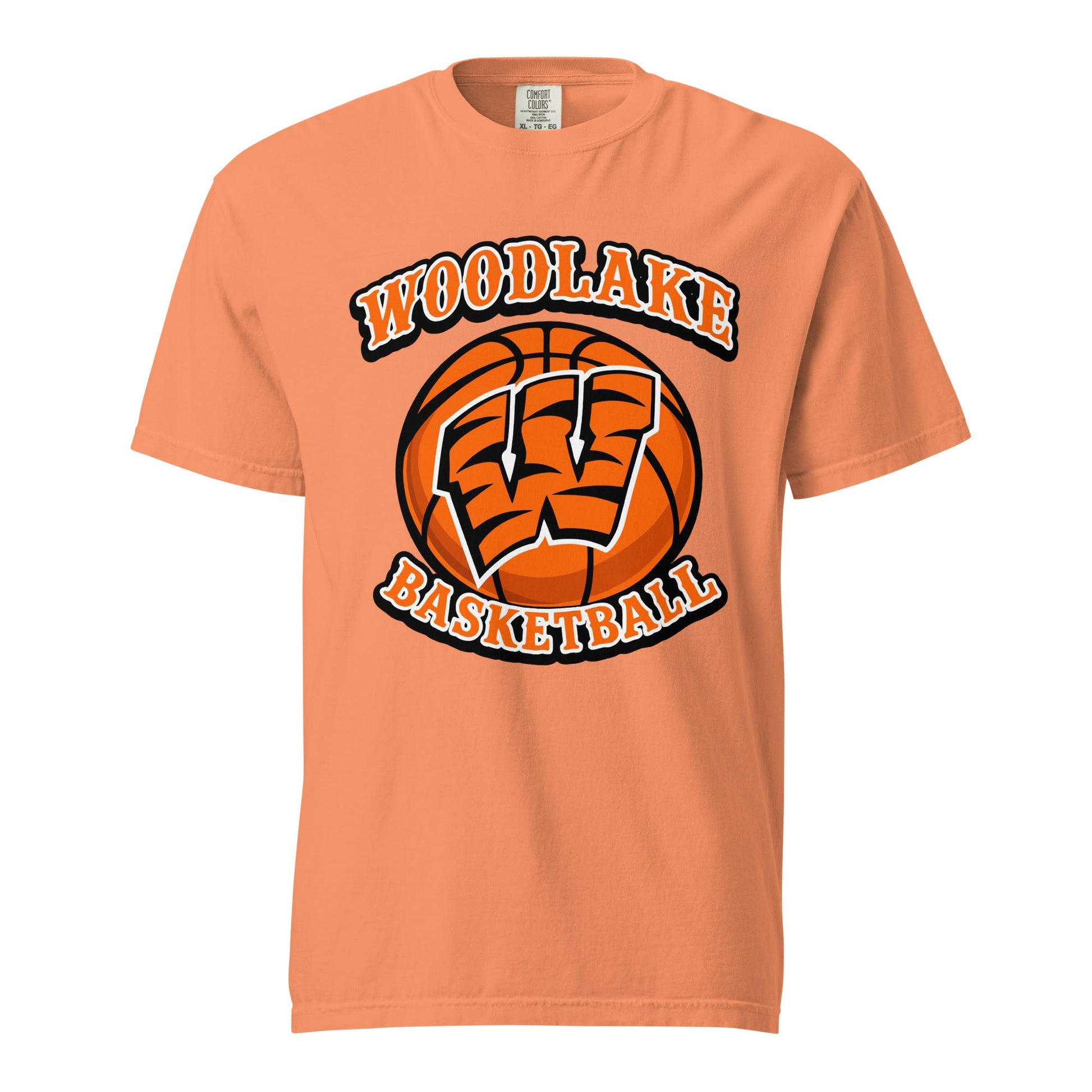 Signature | Comfort Colors T-Shirt | Woodlake Boys Basketball | Athletics Logo
