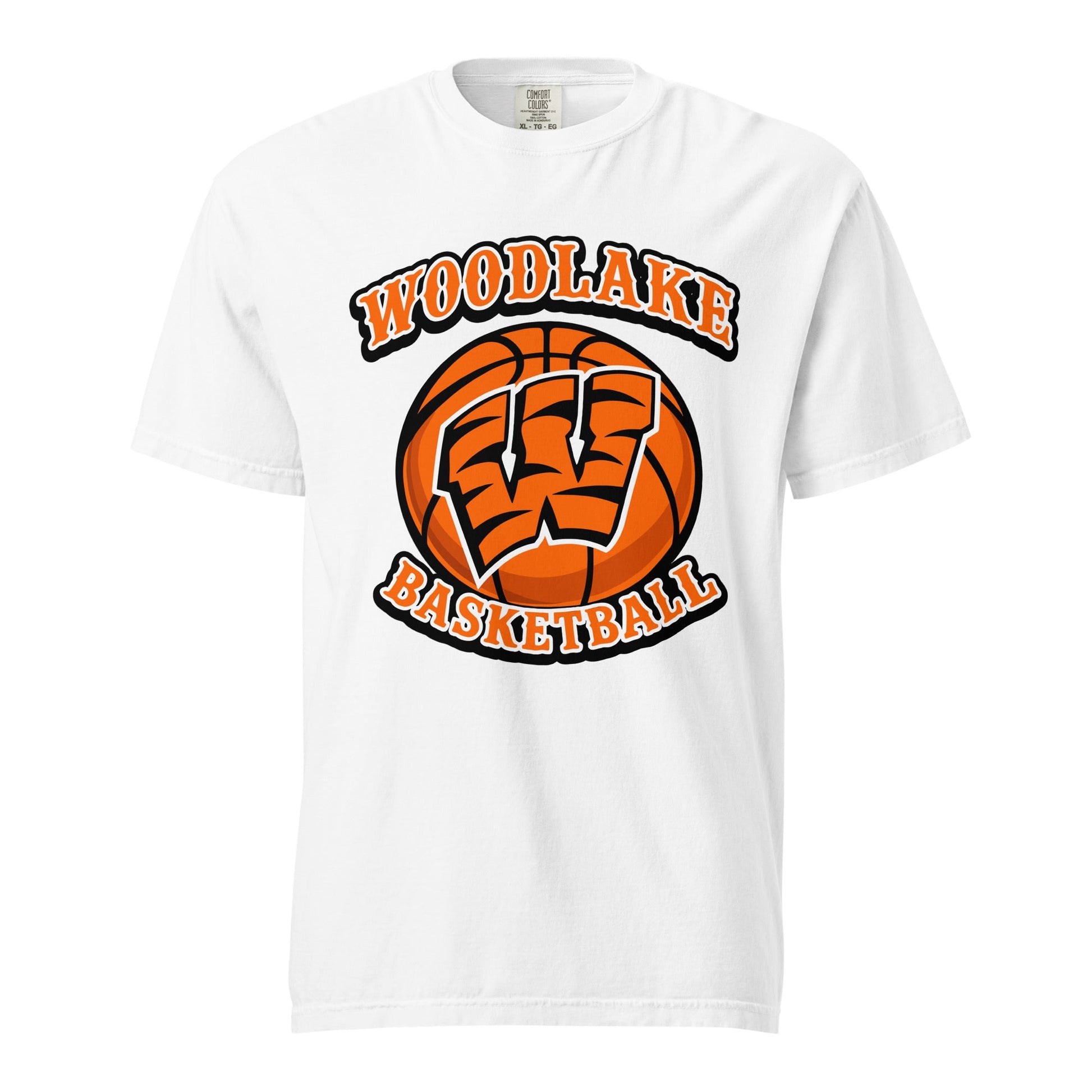 Signature | Comfort Colors T-Shirt | Woodlake Boys Basketball | Athletics Logo