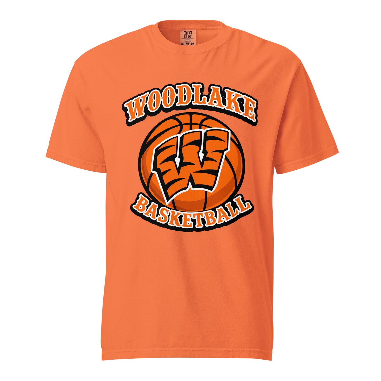Signature | Comfort Colors T-Shirt | Woodlake Boys Basketball | Athletics Logo