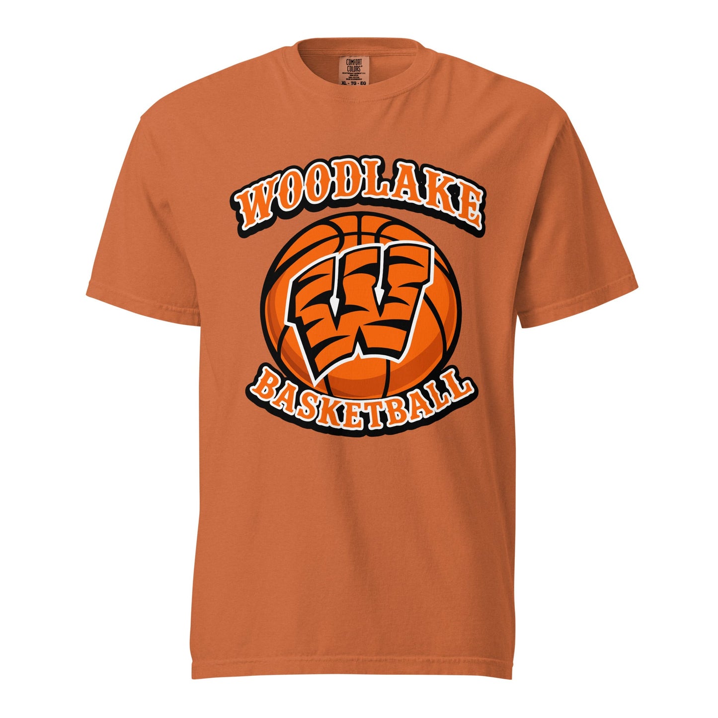 Signature | Comfort Colors T-Shirt | Woodlake Boys Basketball | Athletics Logo