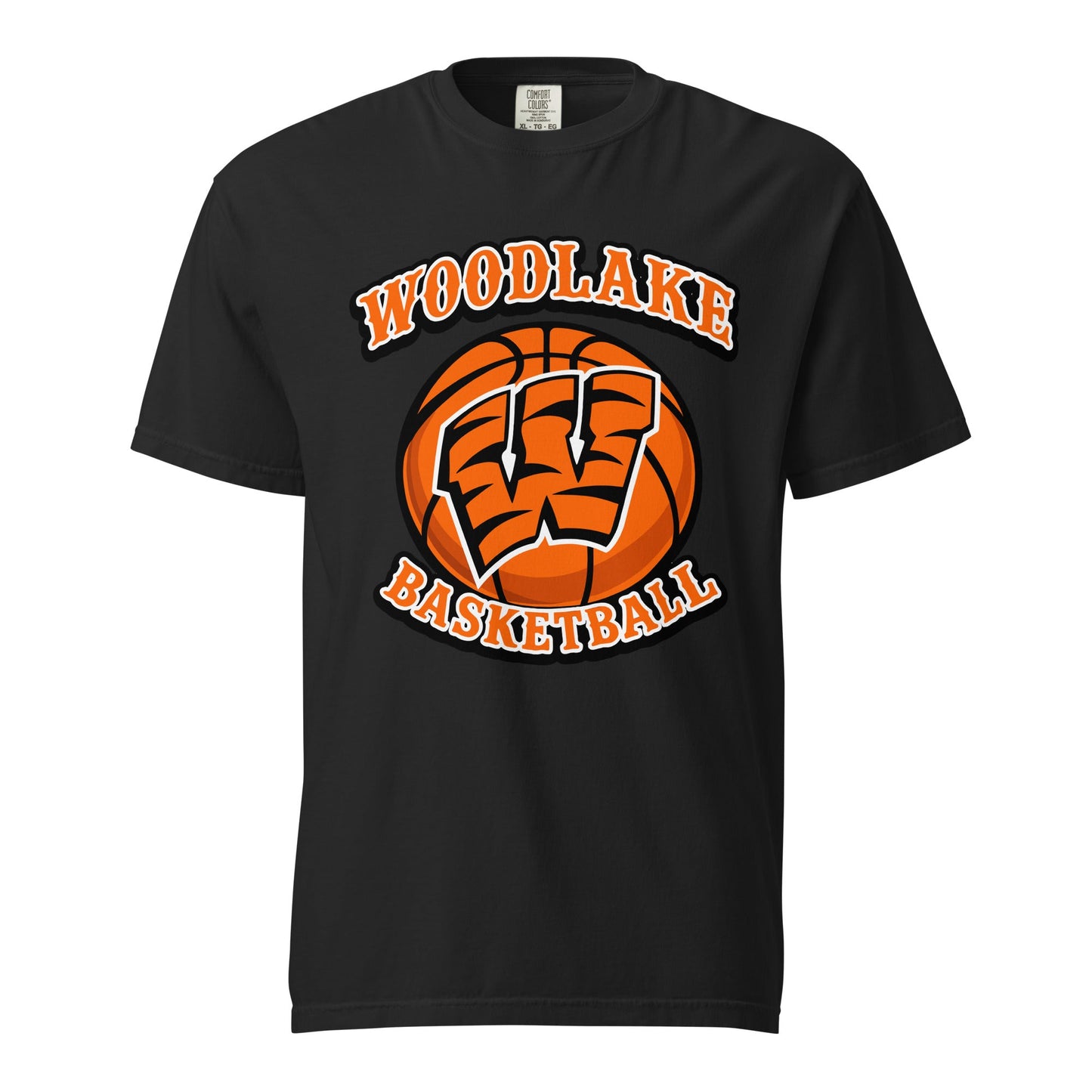 Signature | Comfort Colors T-Shirt | Woodlake Boys Basketball | Athletics Logo