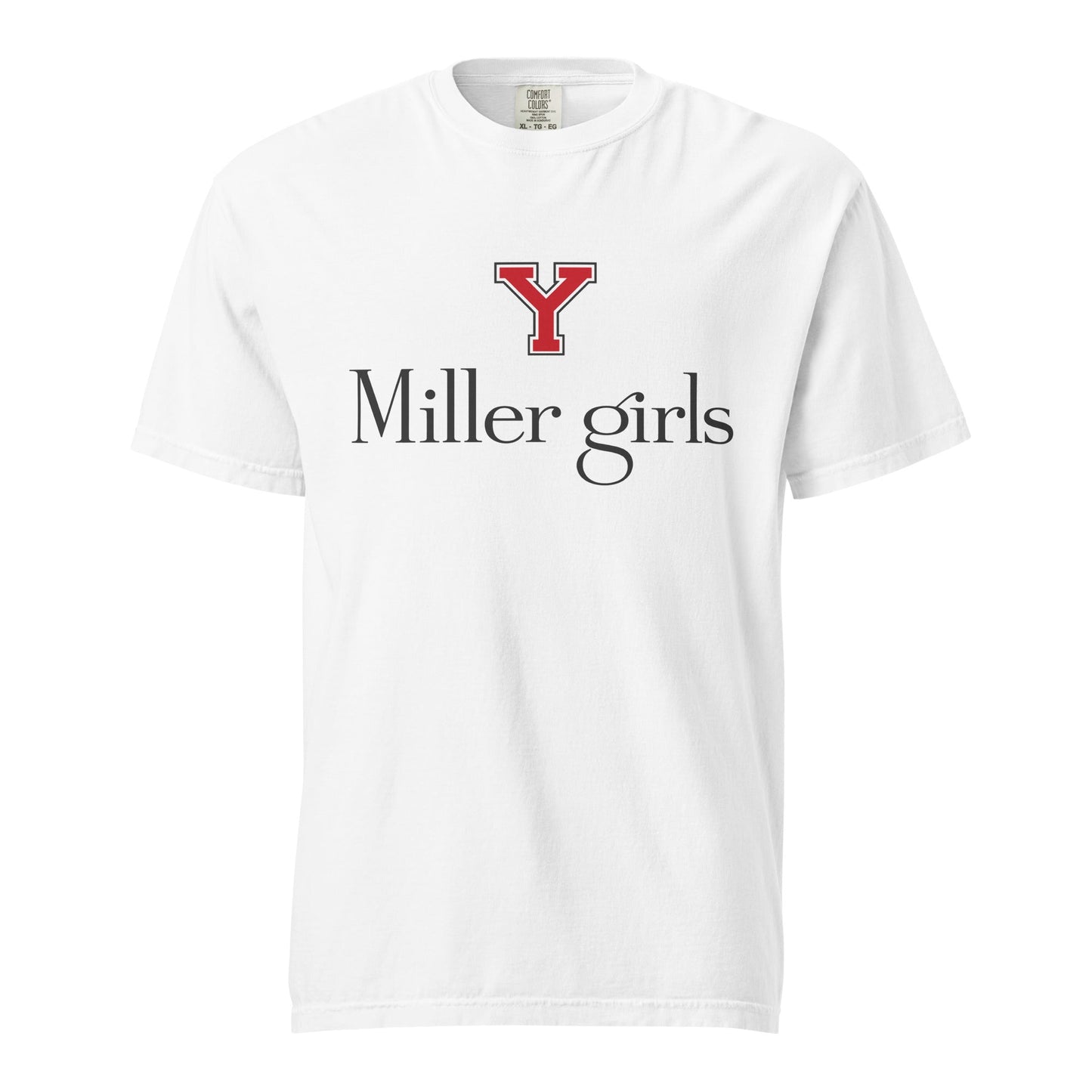 Signature | Comfort Colors T-Shirt | Yukon Student Council | Miller Girls Logo