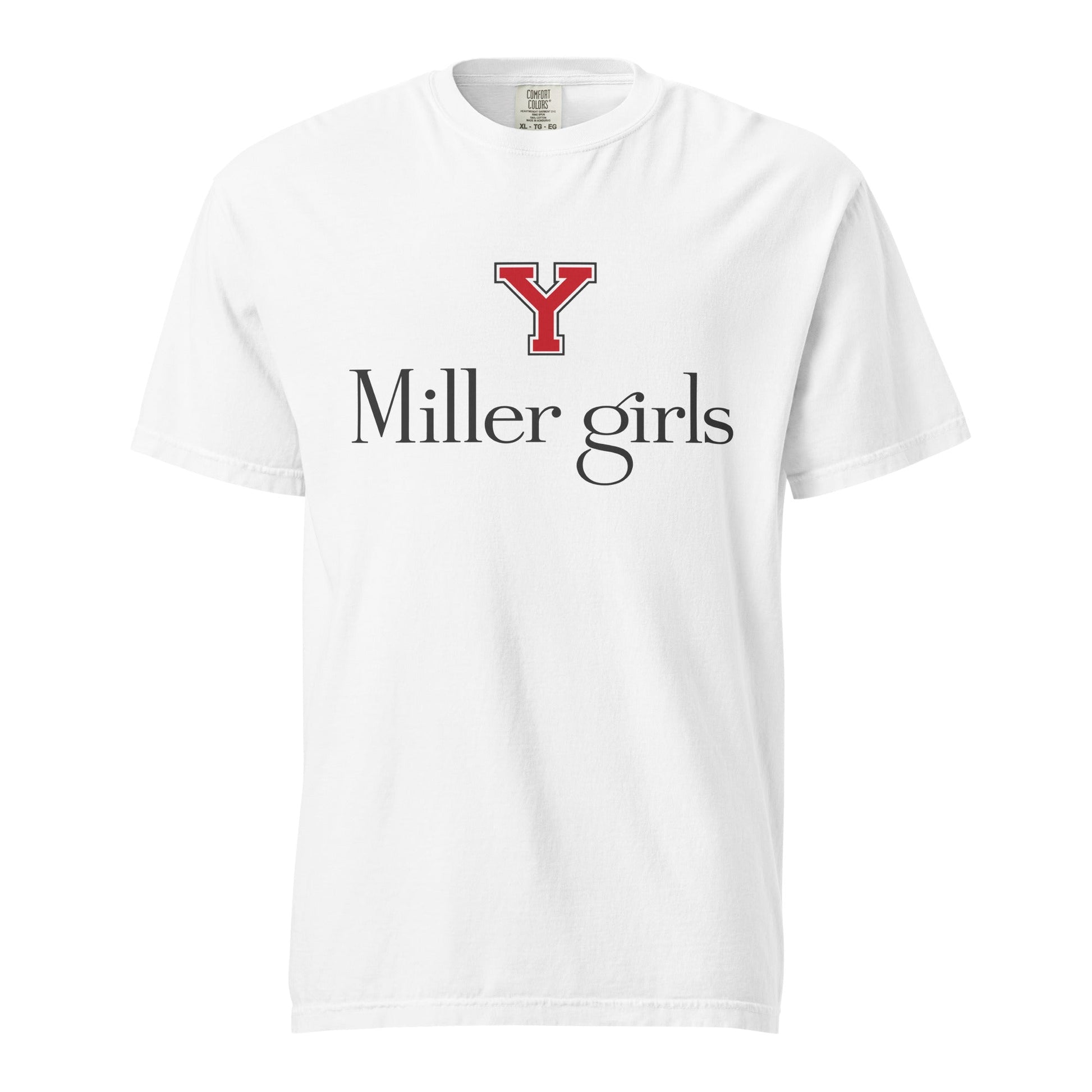 Signature | Comfort Colors T-Shirt | Yukon Student Council | Miller Girls Logo