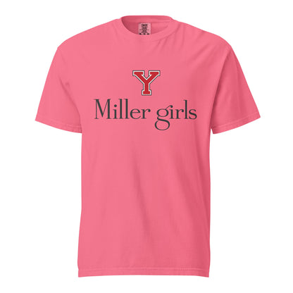 Signature | Comfort Colors T-Shirt | Yukon Student Council | Miller Girls Logo