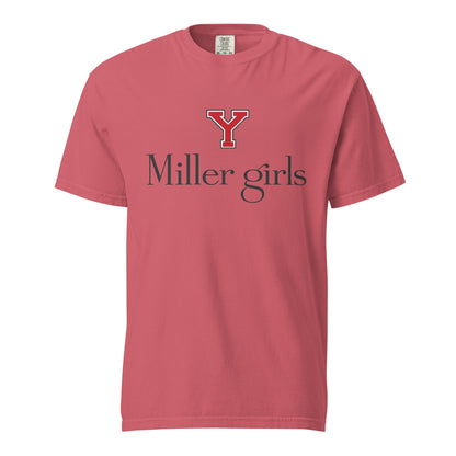 Signature | Comfort Colors T-Shirt | Yukon Student Council | Miller Girls Logo