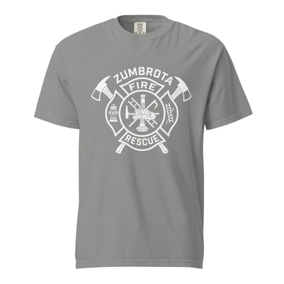 Signature | Comfort Colors T-Shirt | Zumbrota Fire Department | Crest Logo