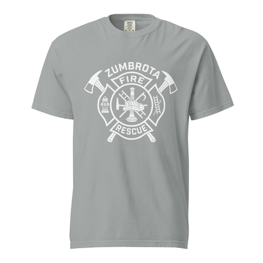 Signature | Comfort Colors T-Shirt | Zumbrota Fire Department | Crest Logo