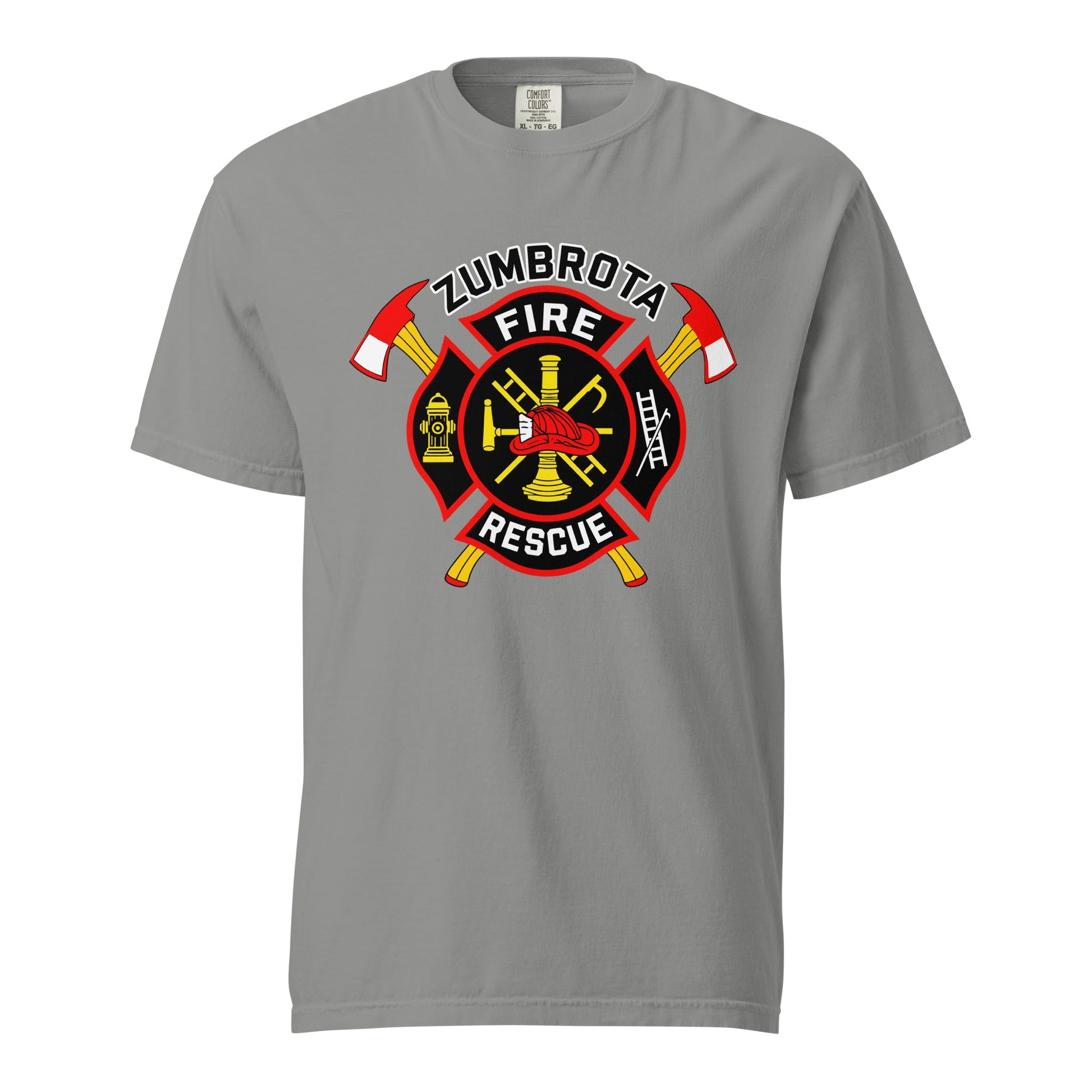 Signature | Comfort Colors T-Shirt | Zumbrota Fire Department | Vanguard Logo