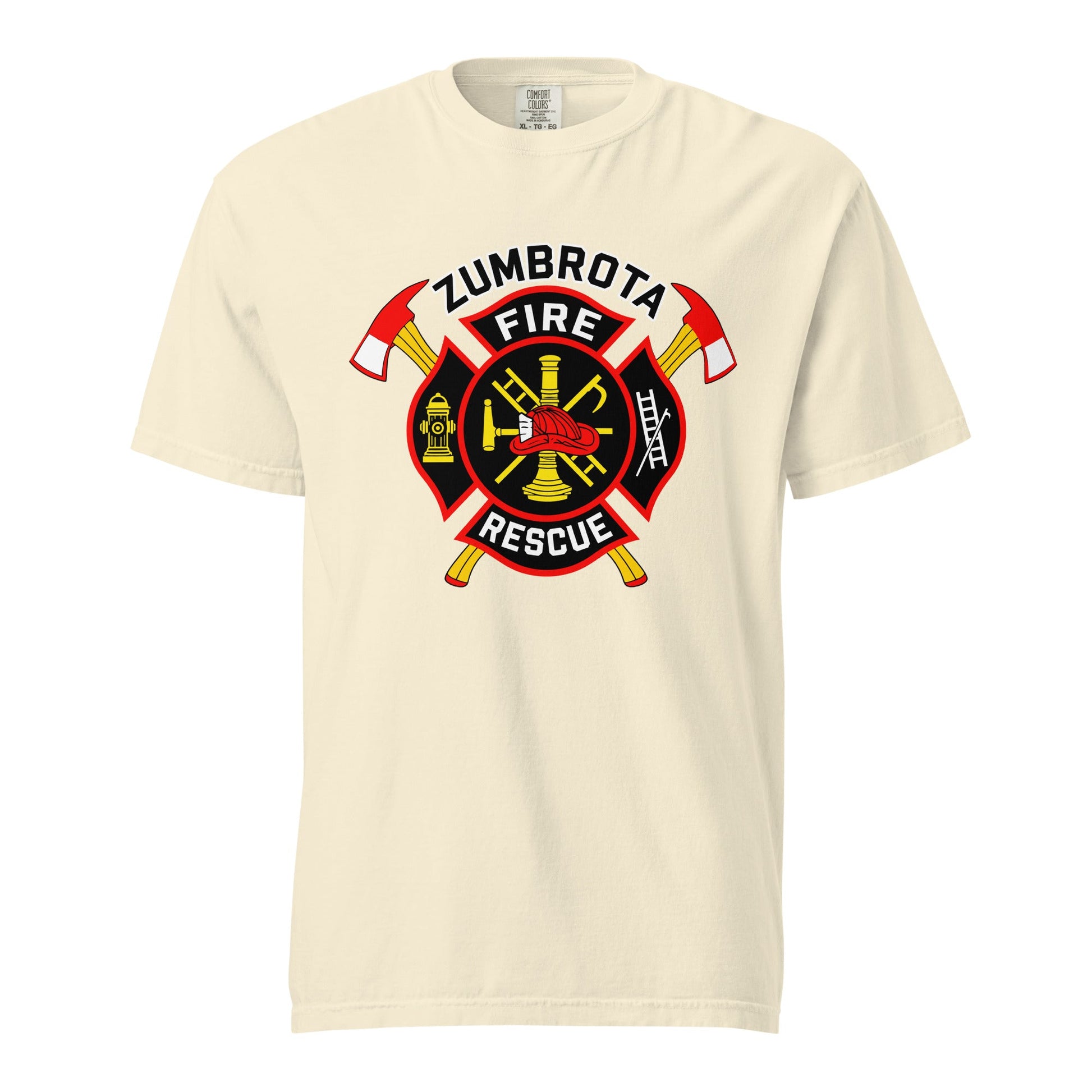 Signature | Comfort Colors T-Shirt | Zumbrota Fire Department | Vanguard Logo