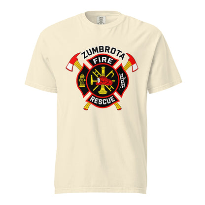 Signature | Comfort Colors T-Shirt | Zumbrota Fire Department | Vanguard Logo