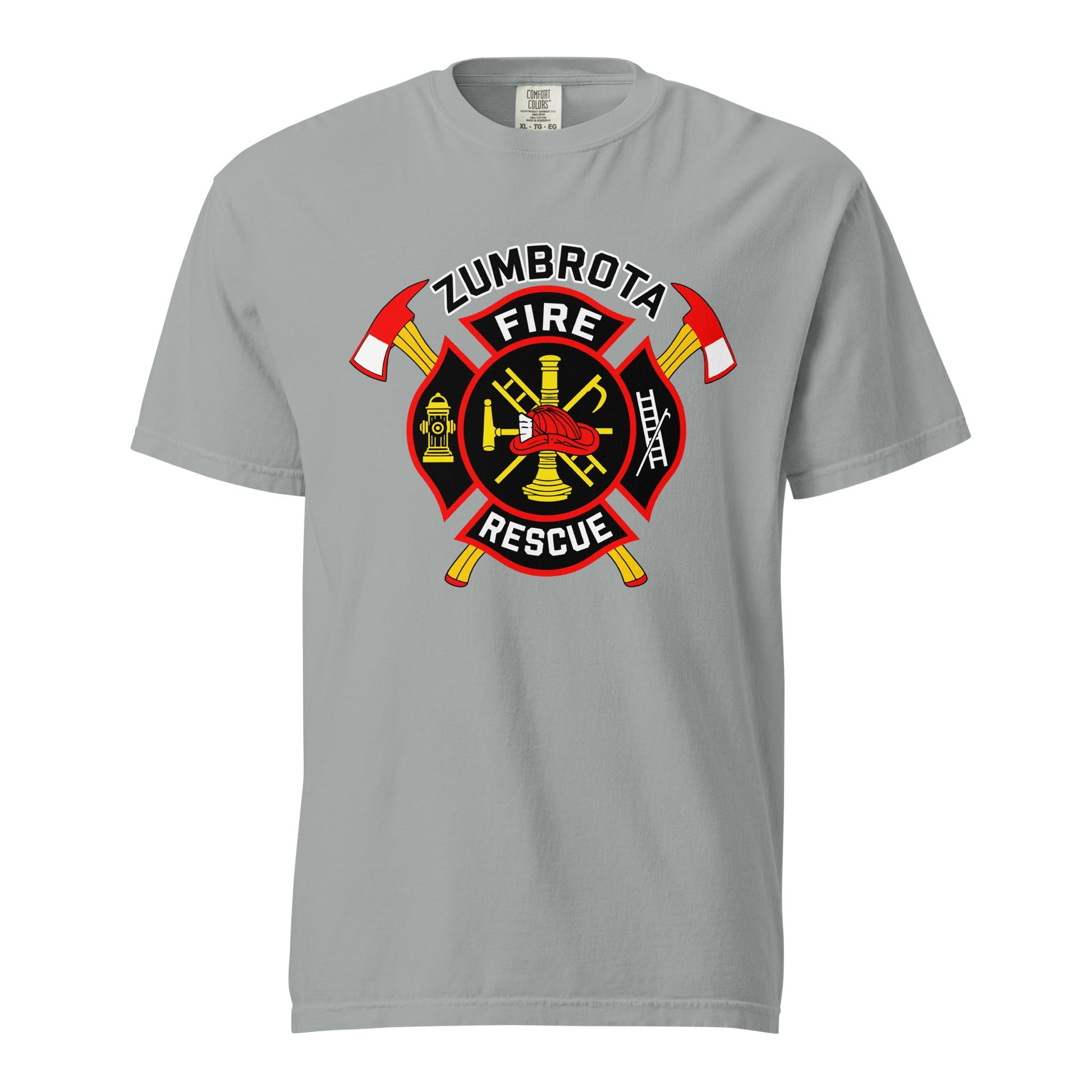 Signature | Comfort Colors T-Shirt | Zumbrota Fire Department | Vanguard Logo