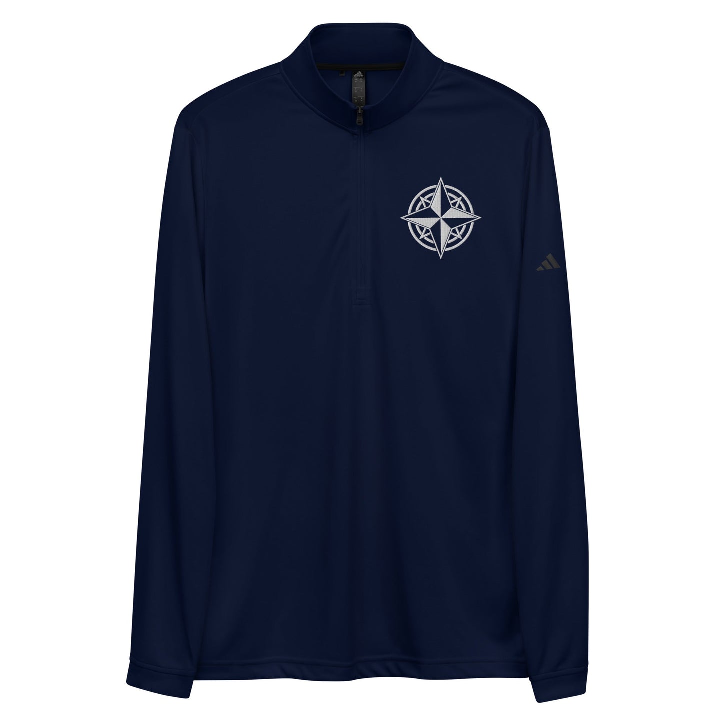 Signature | Embroidered adidas Quarter Zip Pullover | Boston-North Track Club | Emblem Logo