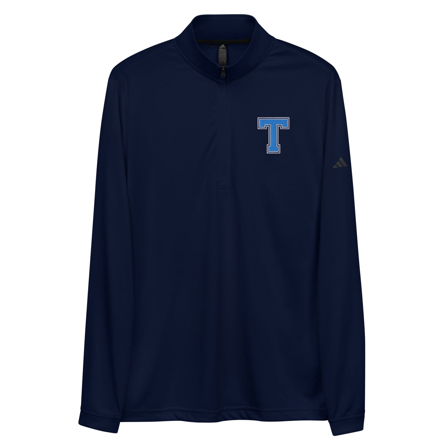 Signature | Embroidered adidas Quarter Zip Pullover | Saint John Tomahawks | Block T Logo
