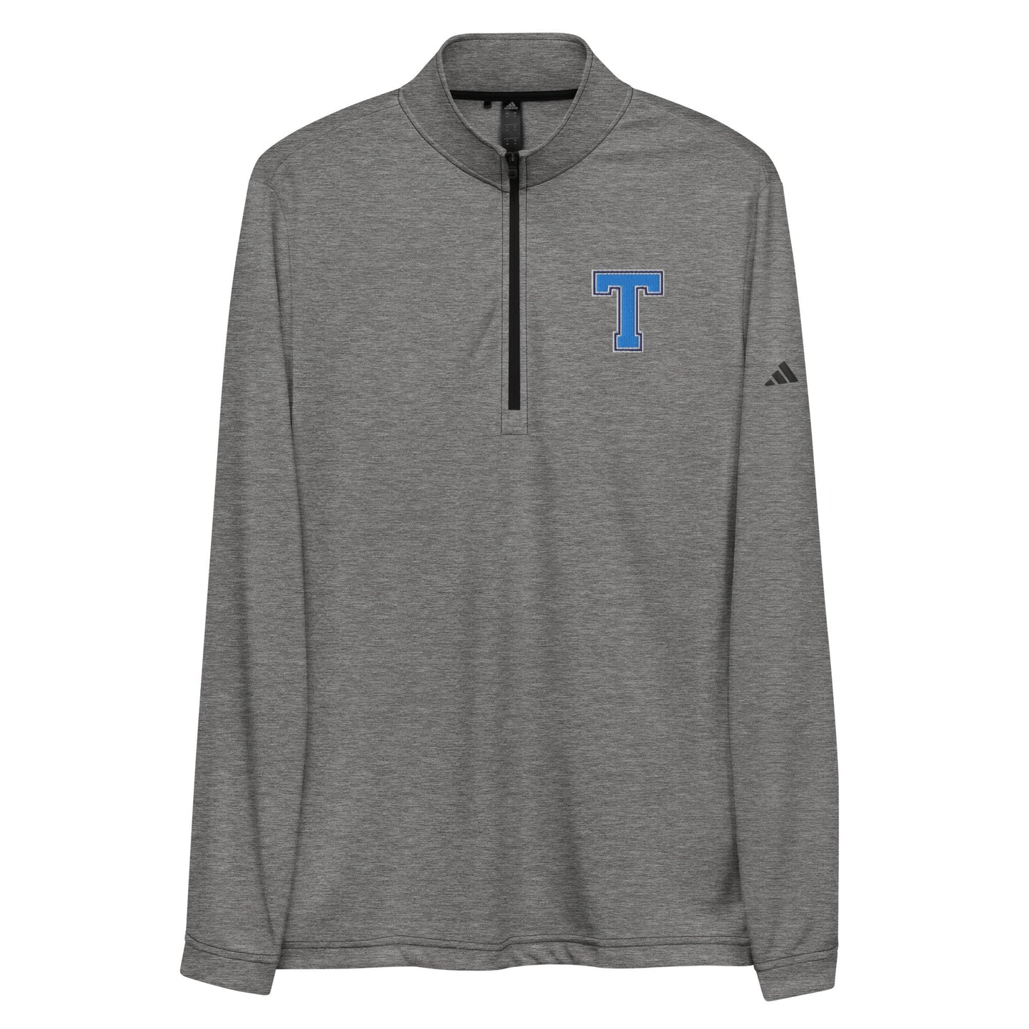 Signature | Embroidered adidas Quarter Zip Pullover | Saint John Tomahawks | Block T Logo