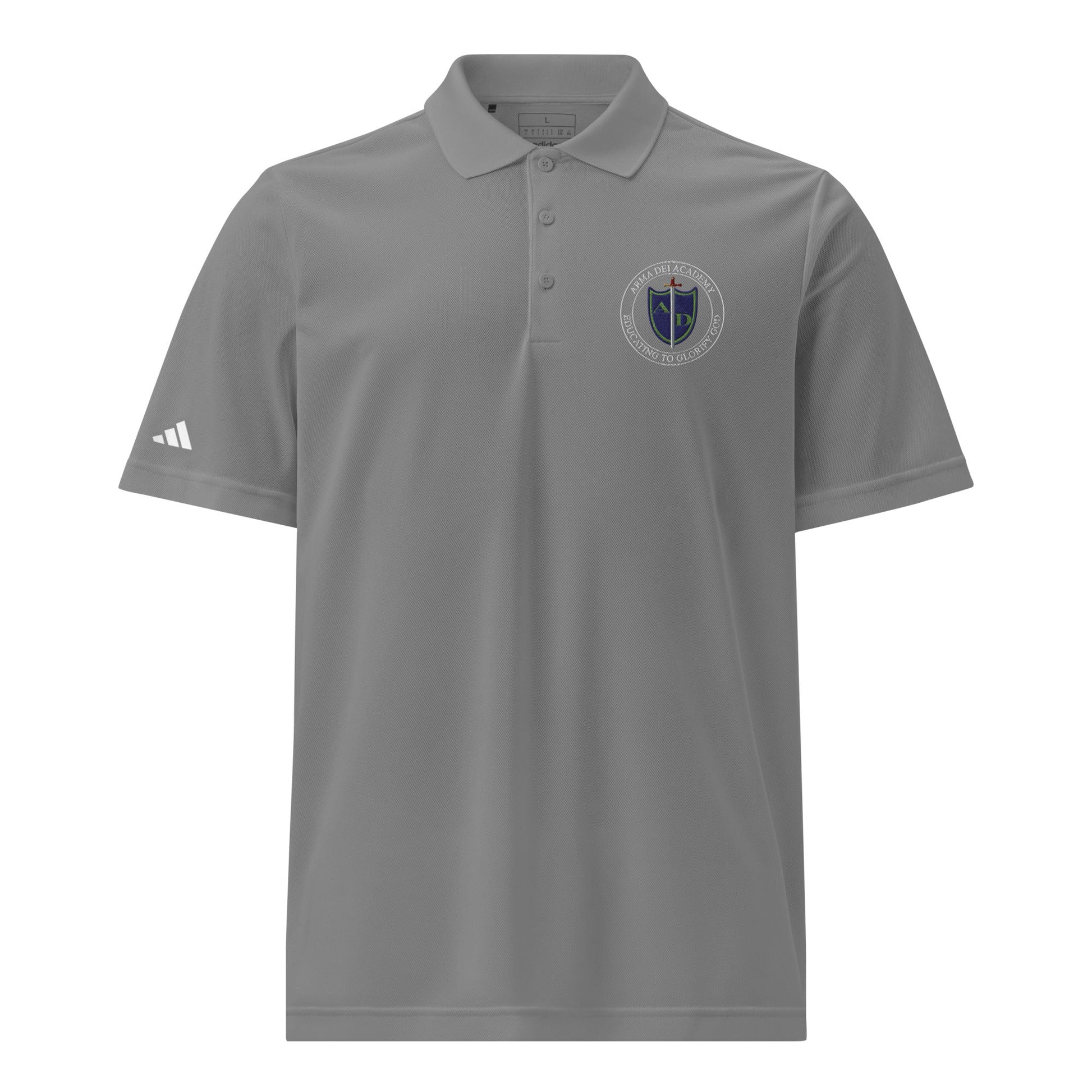 Signature | Embroidered Adidas Sport Polo | Arma Dei Academy | Emblem