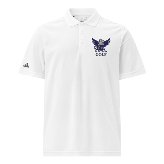Signature | Embroidered Adidas Sport Polo | Arma Dei Academy Golf | Griffin Logo