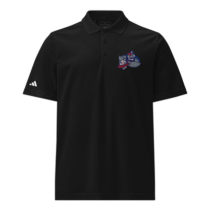 Signature | Embroidered Adidas Sport Polo | Bellport BlueClaws | Strike Emblem Logo