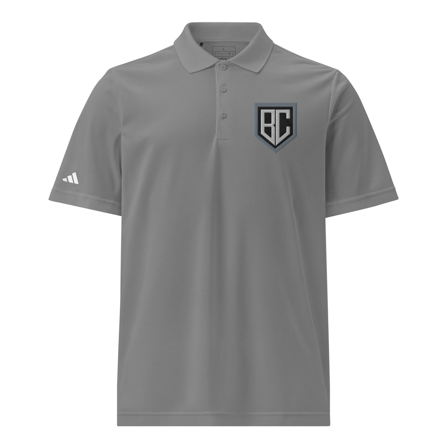 Signature | Embroidered Adidas Sport Polo | Blue Collar Softball 2034 | Emblem Logo