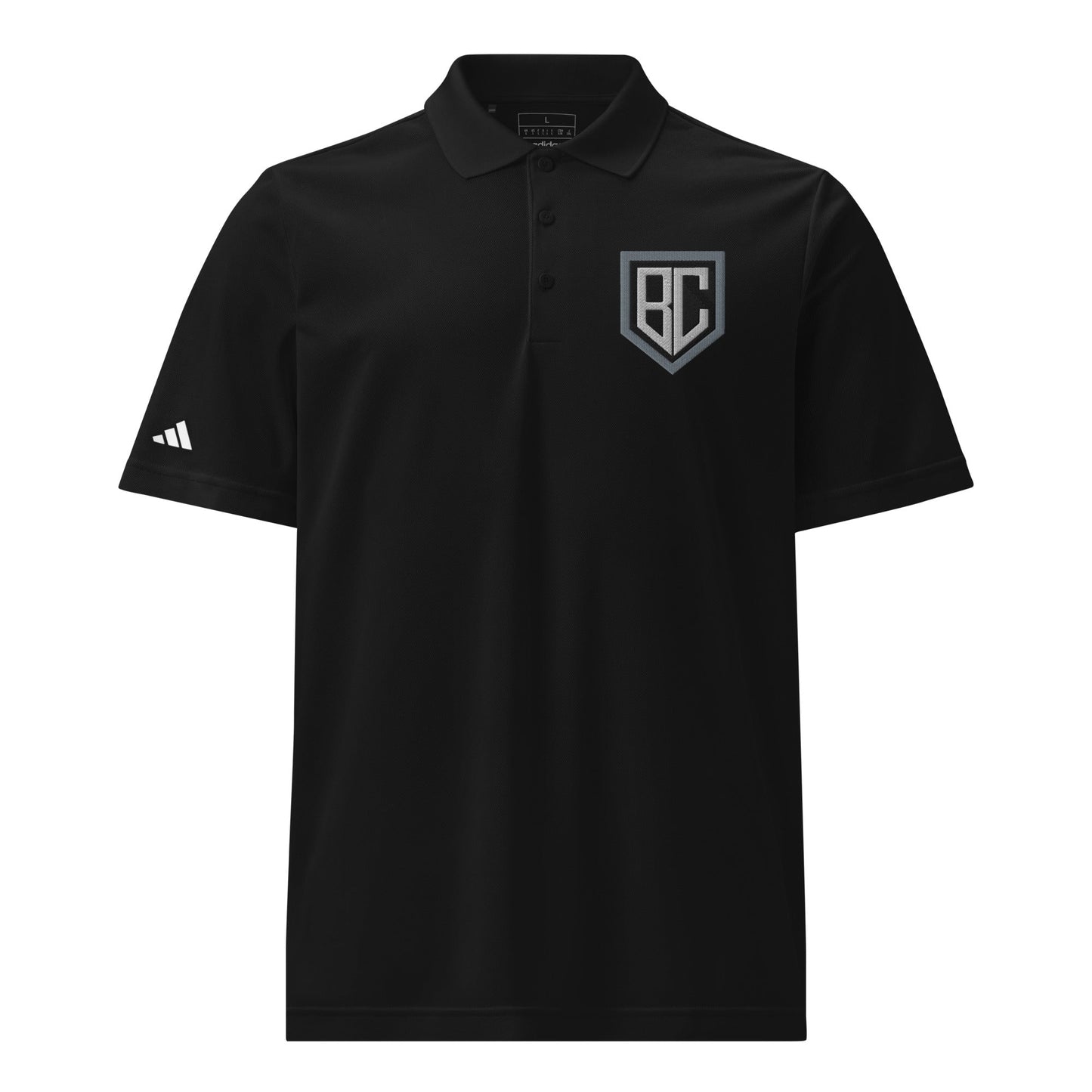 Signature | Embroidered Adidas Sport Polo | Blue Collar Softball 2034 | Emblem Logo