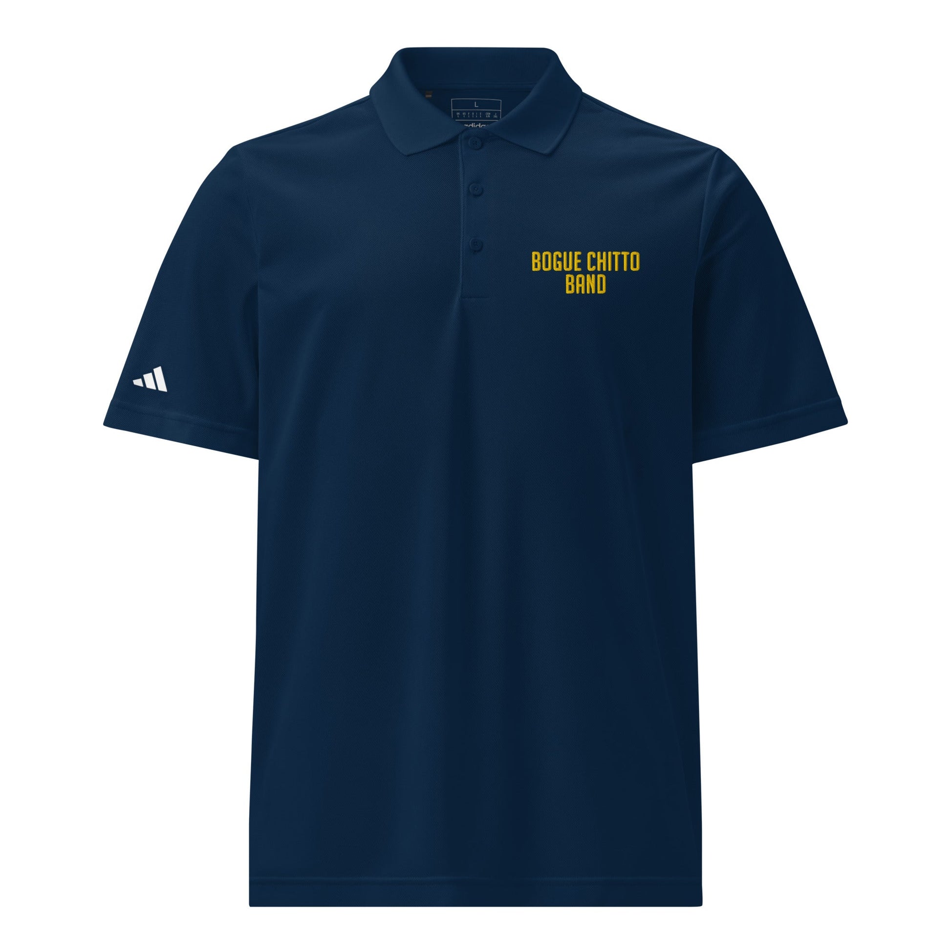 Signature | Embroidered Adidas Sport Polo | Bogue Chitto Band | Script Logo