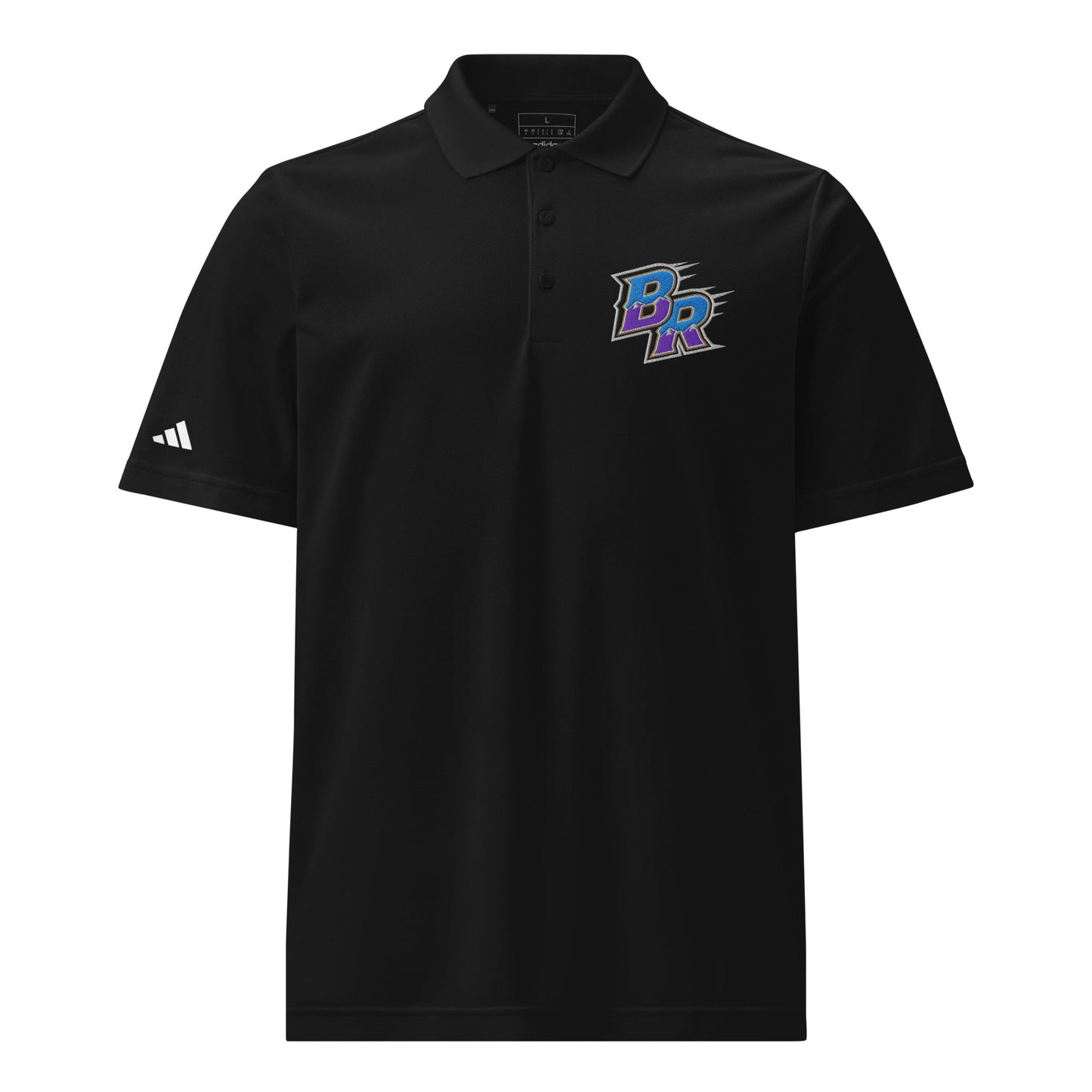 Signature | Embroidered Adidas Sport Polo | BORN READY | BR Logo