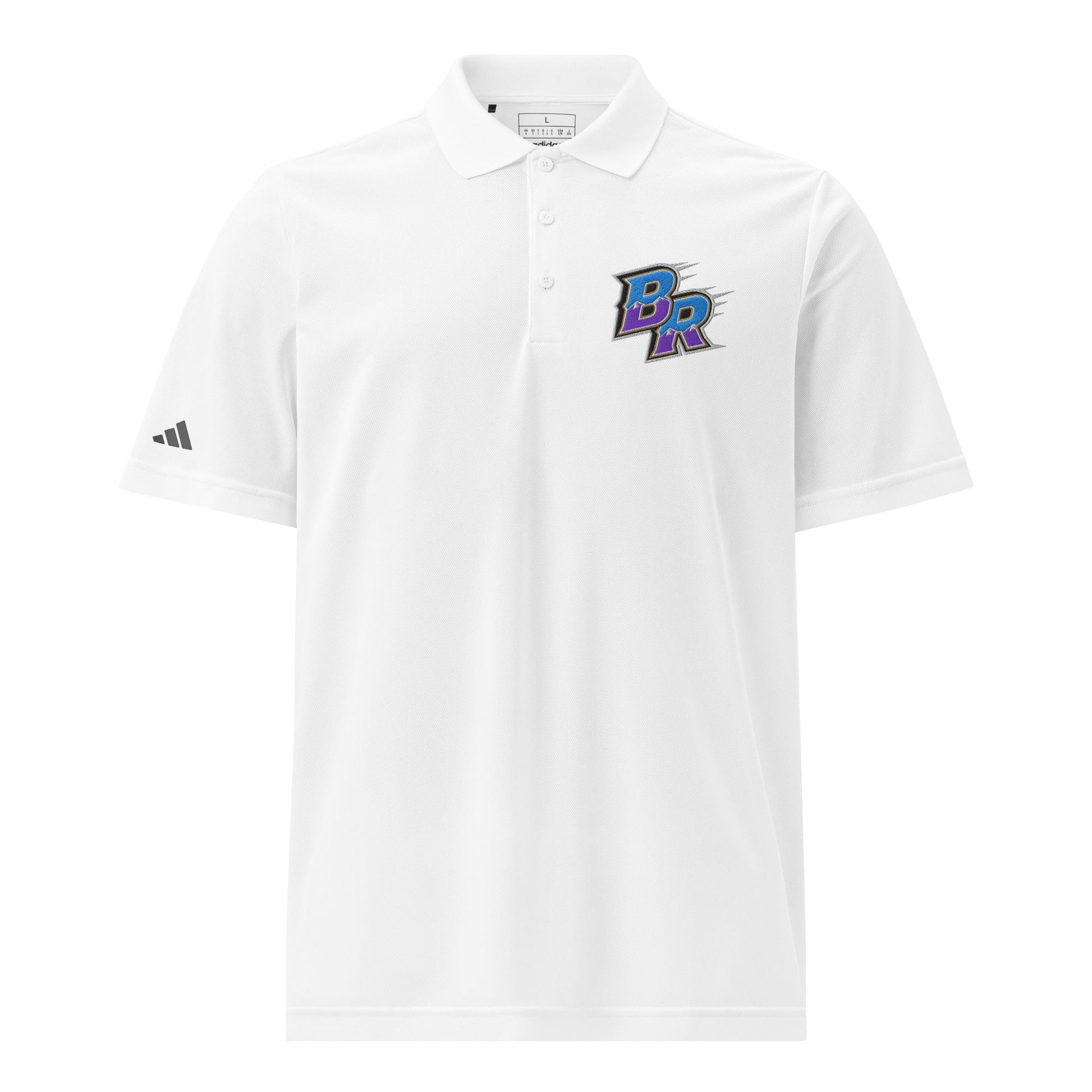Signature | Embroidered Adidas Sport Polo | BORN READY | BR Logo
