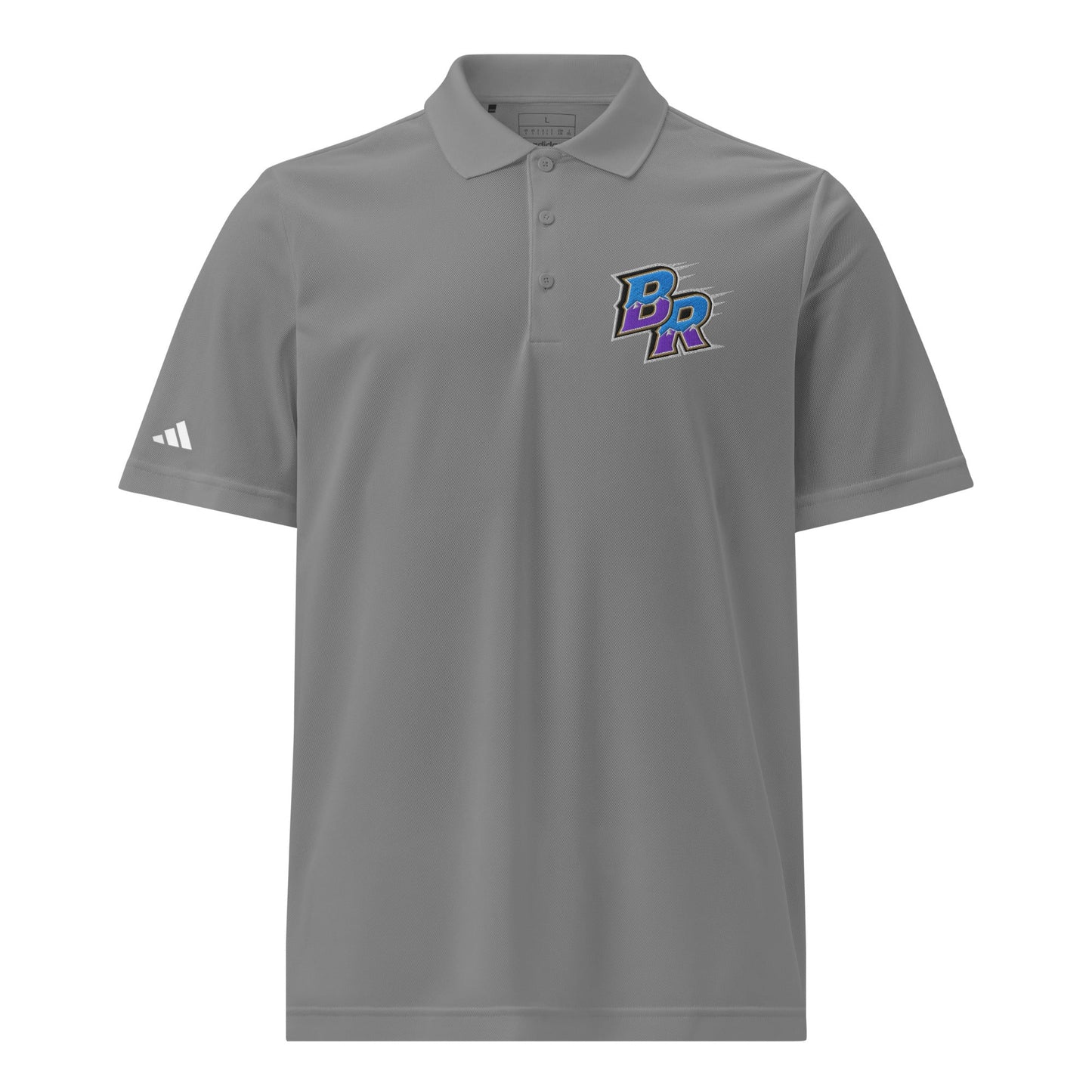Signature | Embroidered Adidas Sport Polo | BORN READY | BR Logo