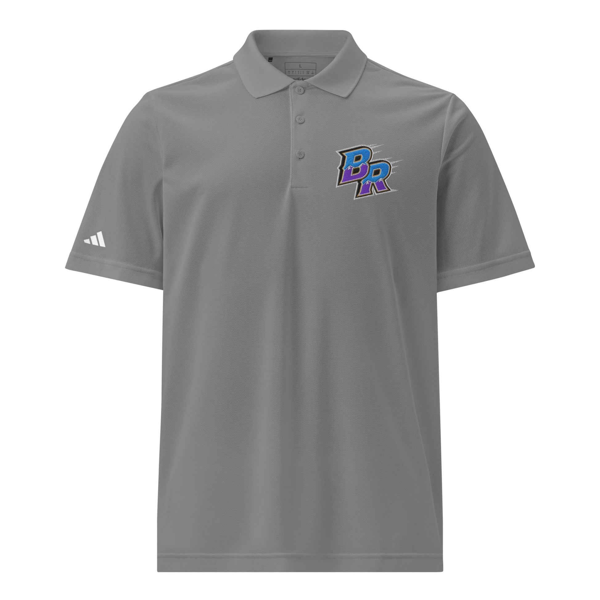 Signature | Embroidered Adidas Sport Polo | BORN READY | BR Logo