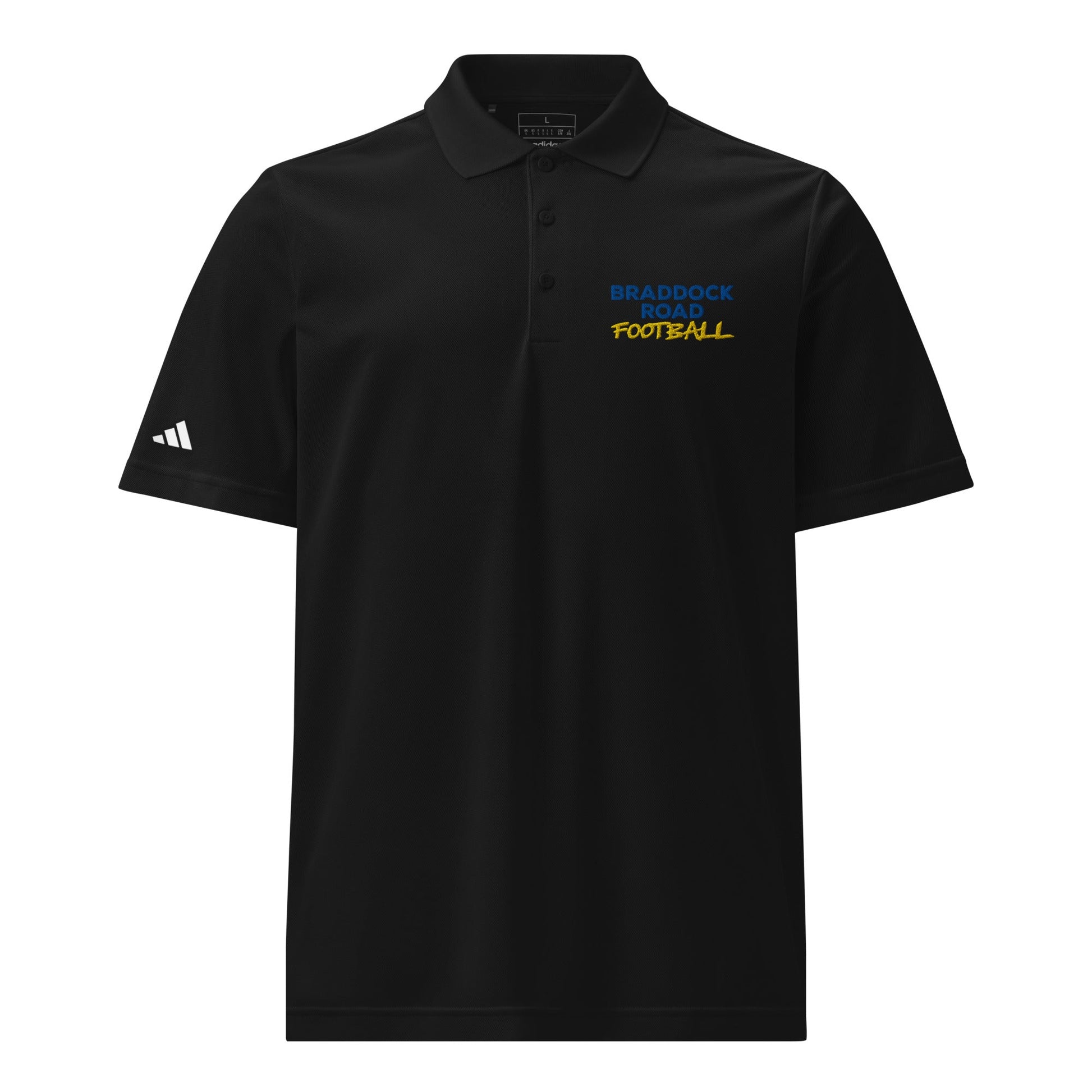 Signature | Embroidered Adidas Sport Polo | Braddock Road Football | Arch Athletics Logo